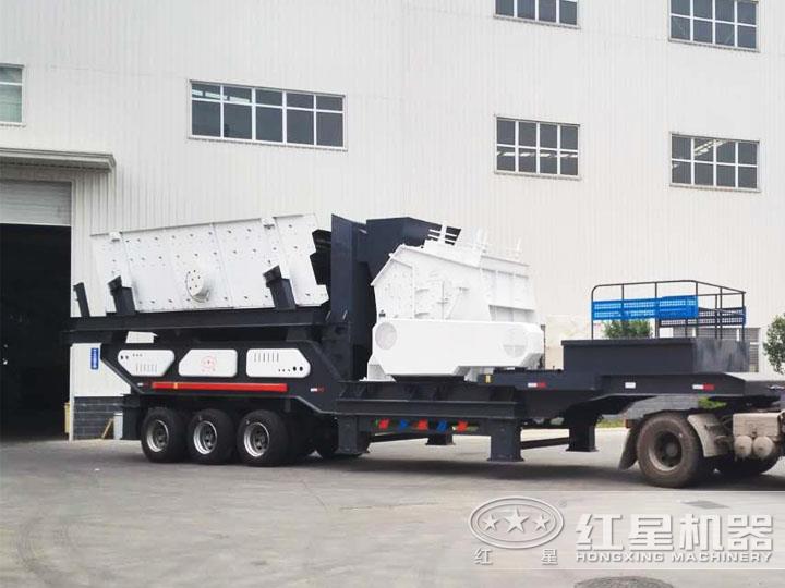 反擊移動破碎機，可移動生產，方便智能