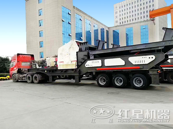 時產200噸搭配重錘破的移動破發(fā)貨