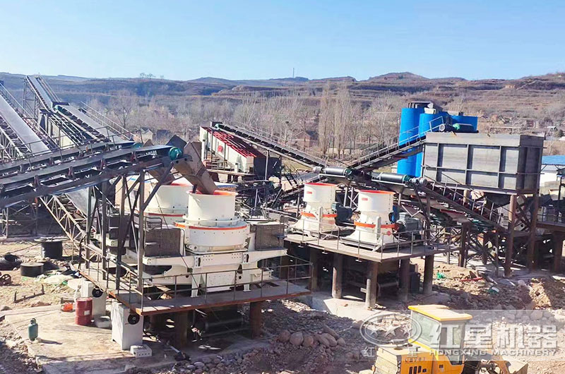 VSI7A系列沖擊式制砂整形機工作現場